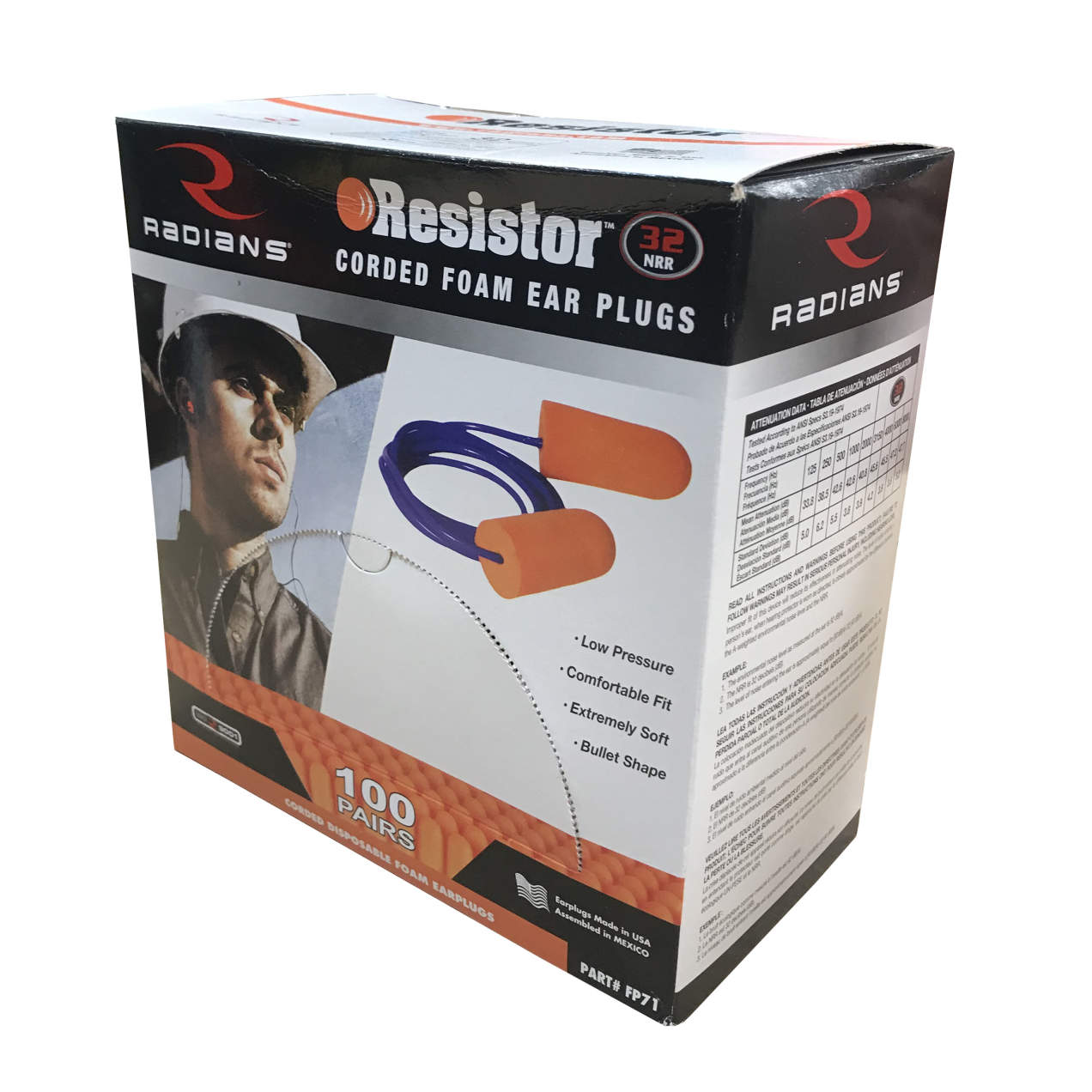 Corded Foam Earplugs