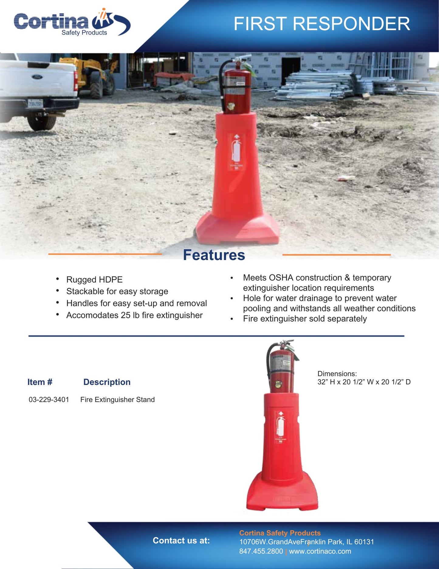 Fire Extinguisher Stand