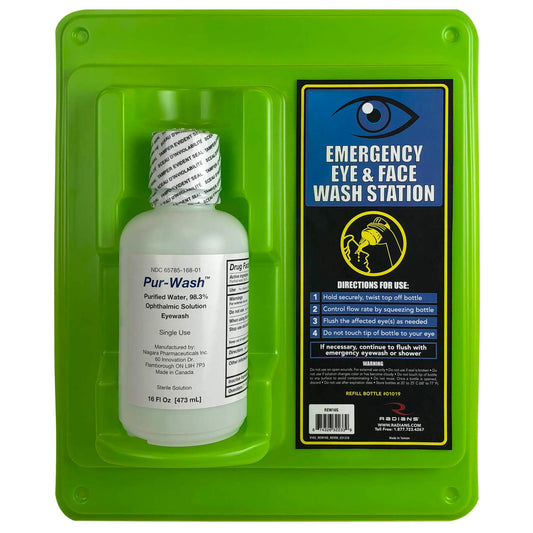32 oz Single Bottle Eye Wash Station