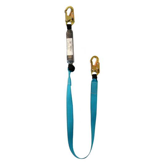 6' Single Leg Lanyard w/ External Shock Pack