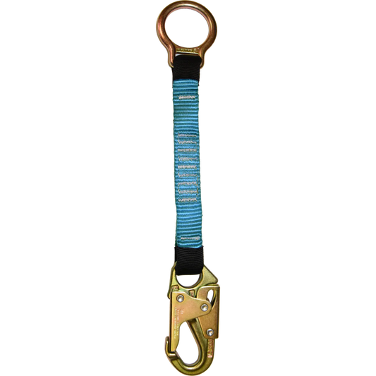 18" Polyester D-Ring Extender w/ Steel Snap Hook